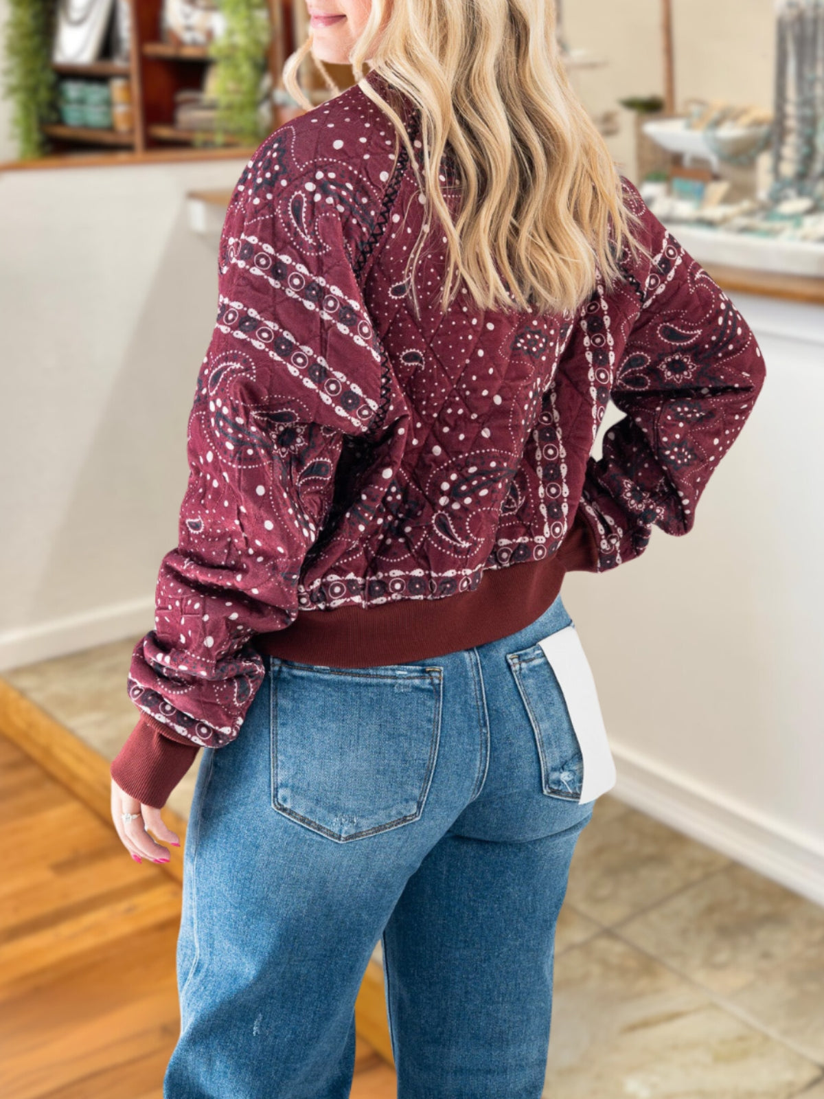Paisley Quilted Cotton Jacket