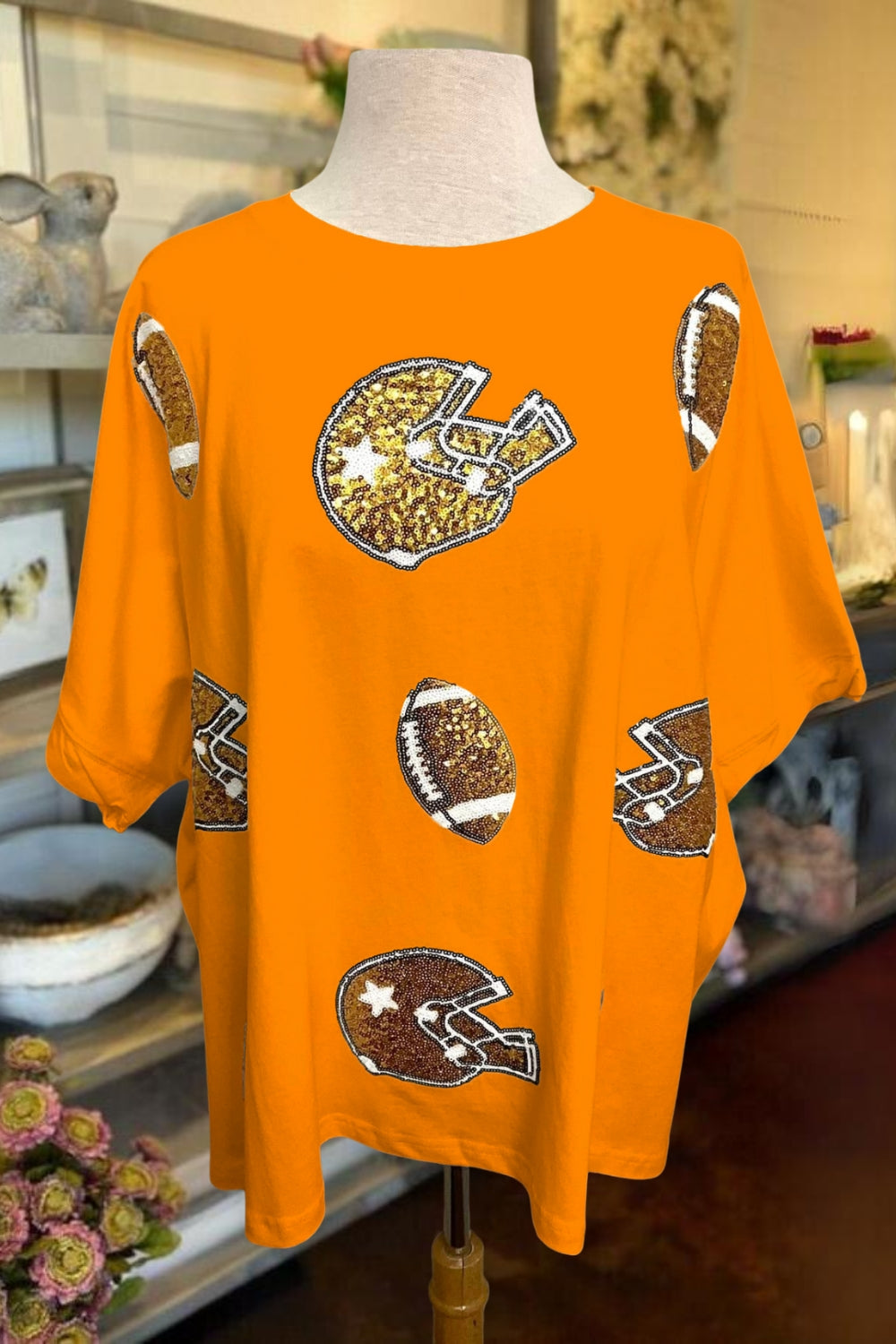 Football Game Sequin Tee