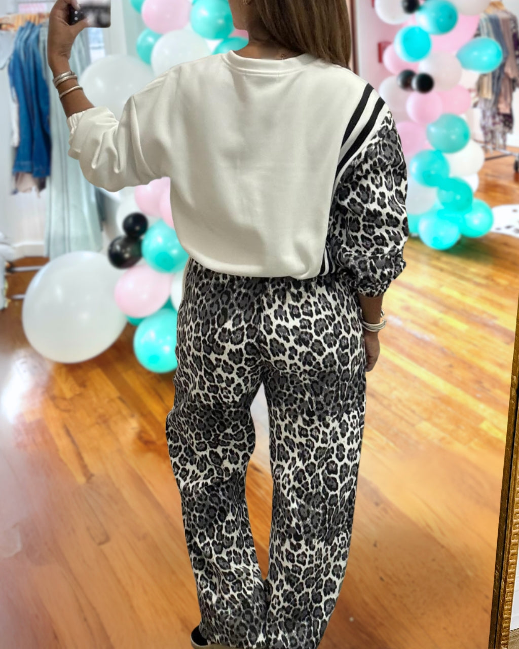 Patchwork Leopard Cotton Set