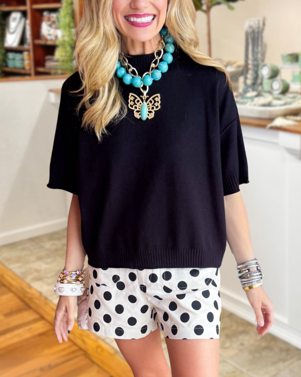 Trendy Polka Dot Shorts
