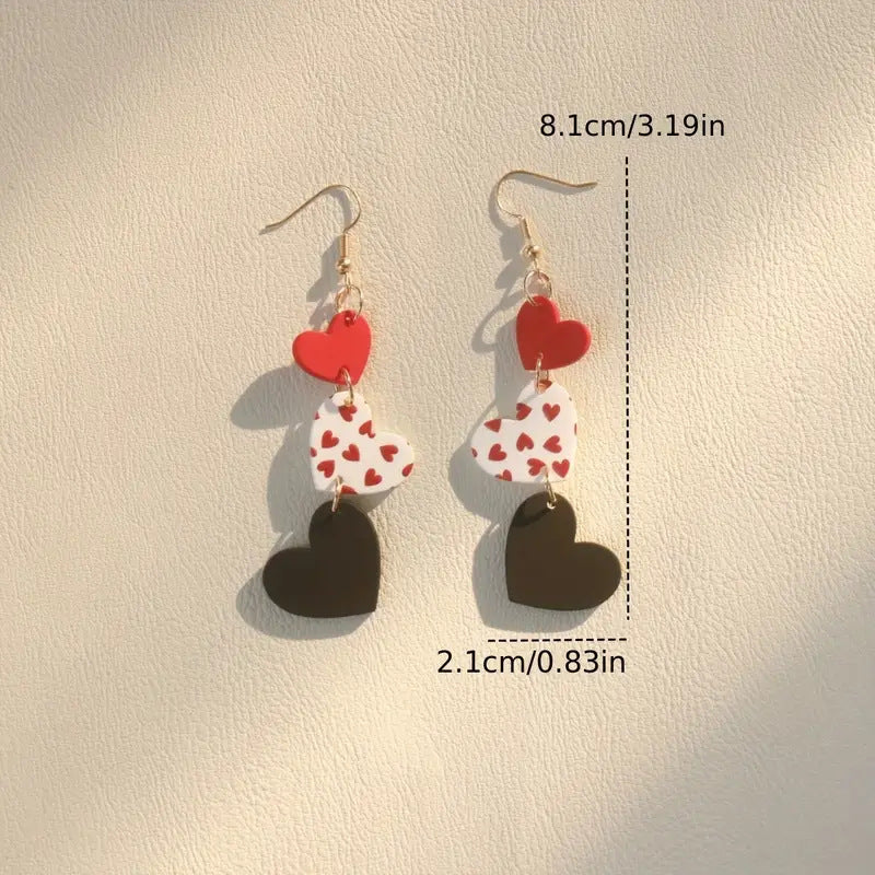 Romantic Heart Trim Earrings