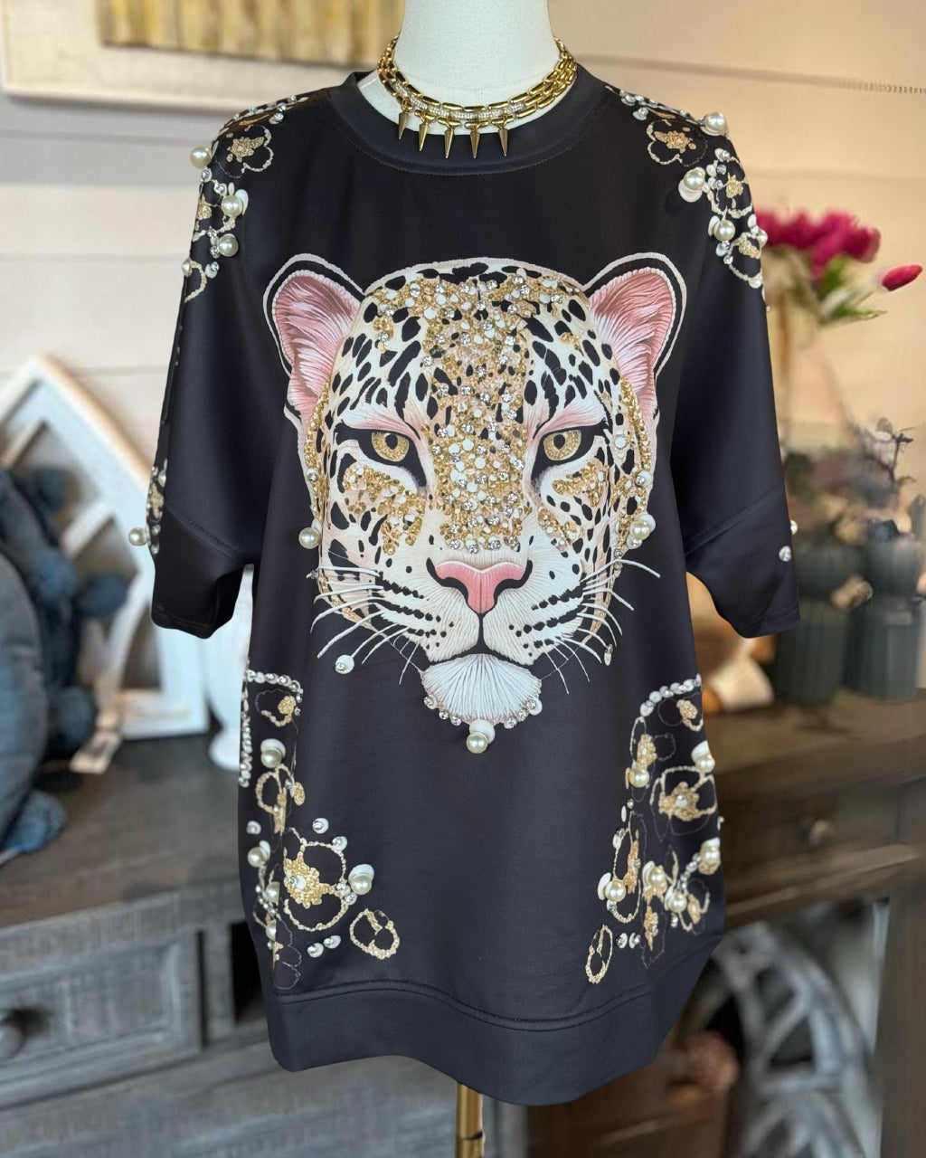 Maximalist Leopard Graphic Tee