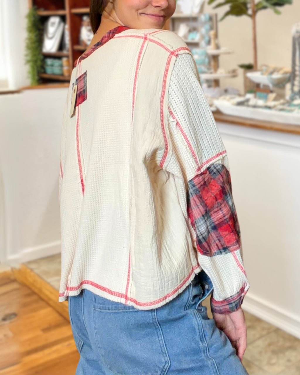 Stylish Flag Waffle Top