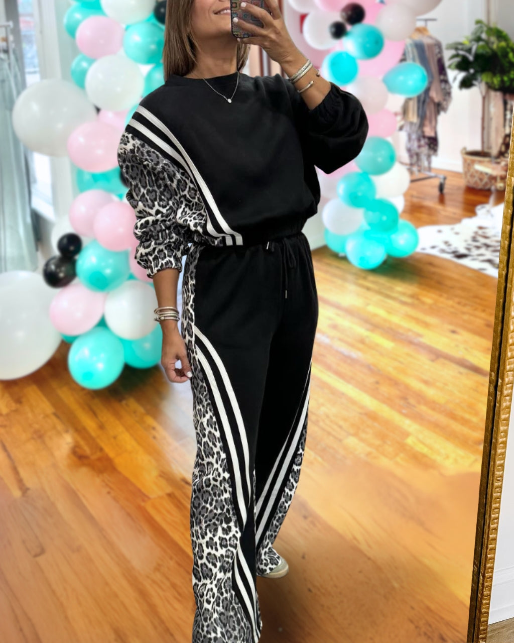 Patchwork Leopard Cotton Set