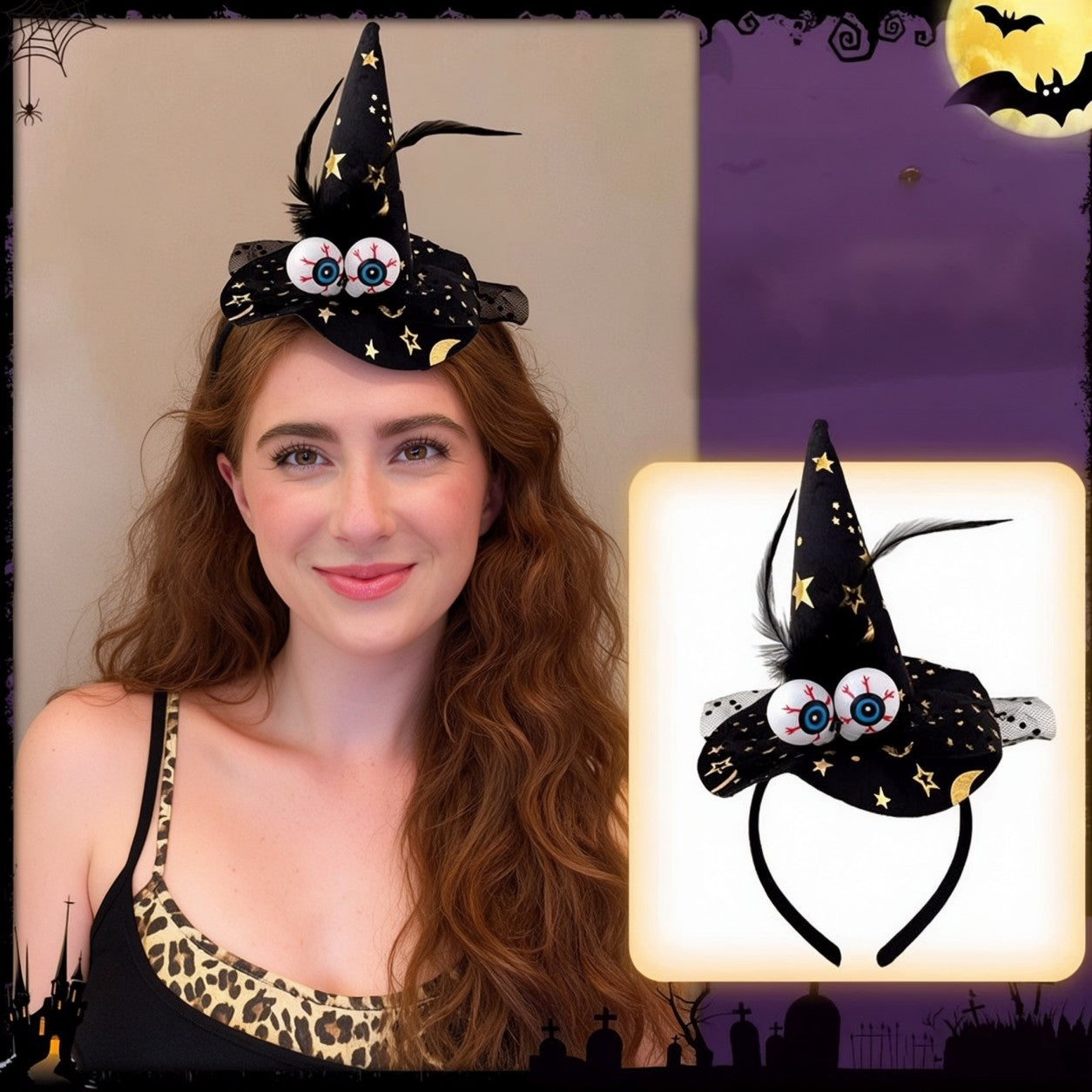 Halloween Pumpkin Hat Headband