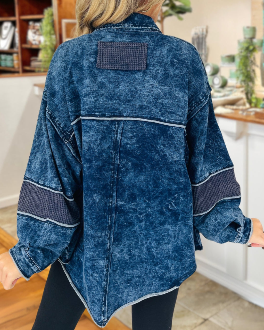 Vintage Textured Denim Jacket