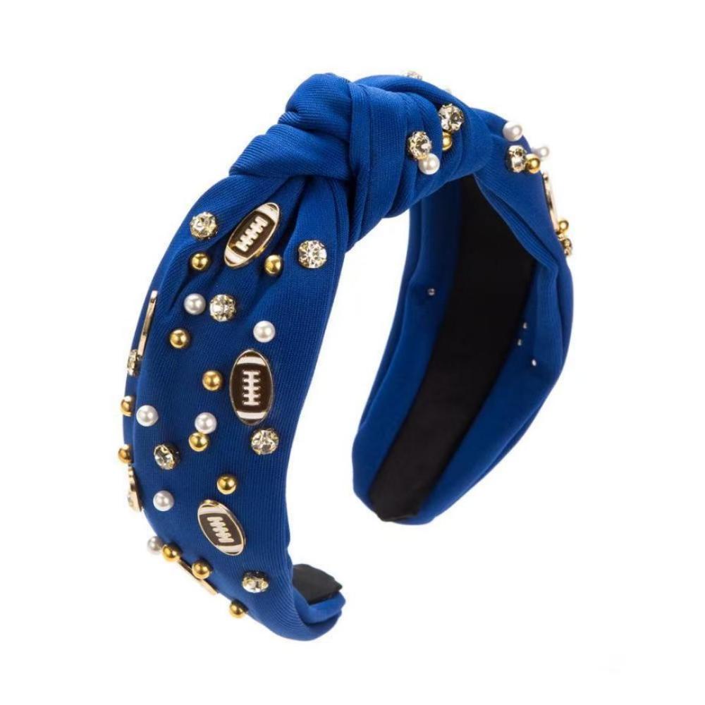 Football Rhinestone Headband