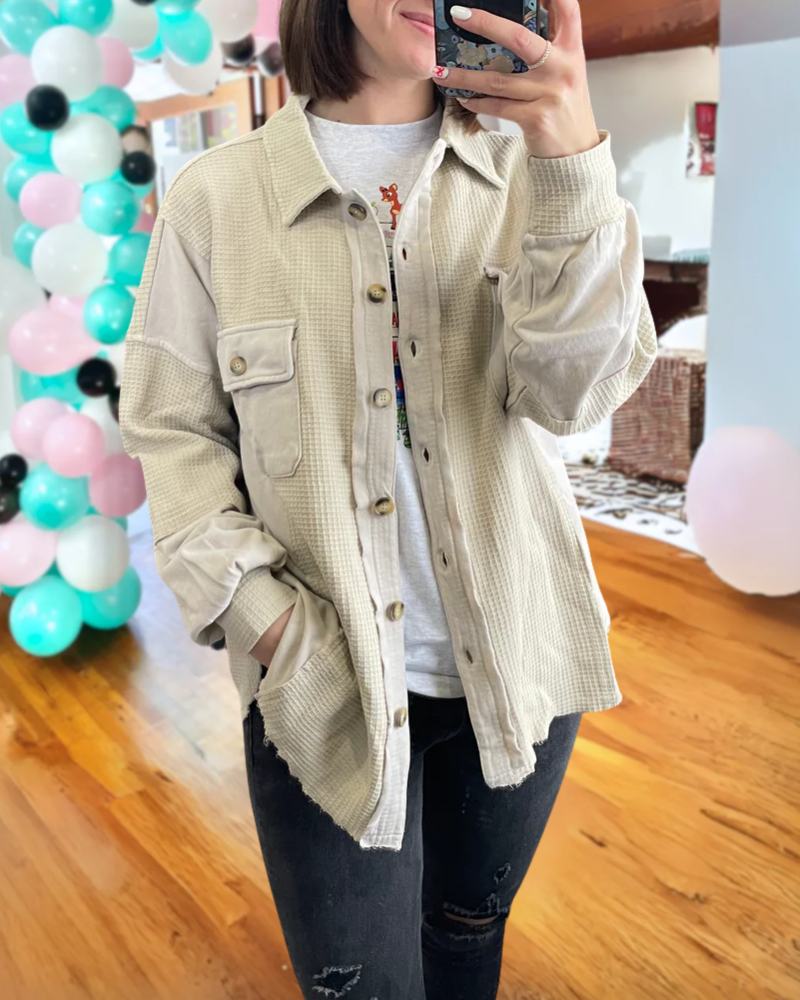 Simple Stylish Waffle Shirt