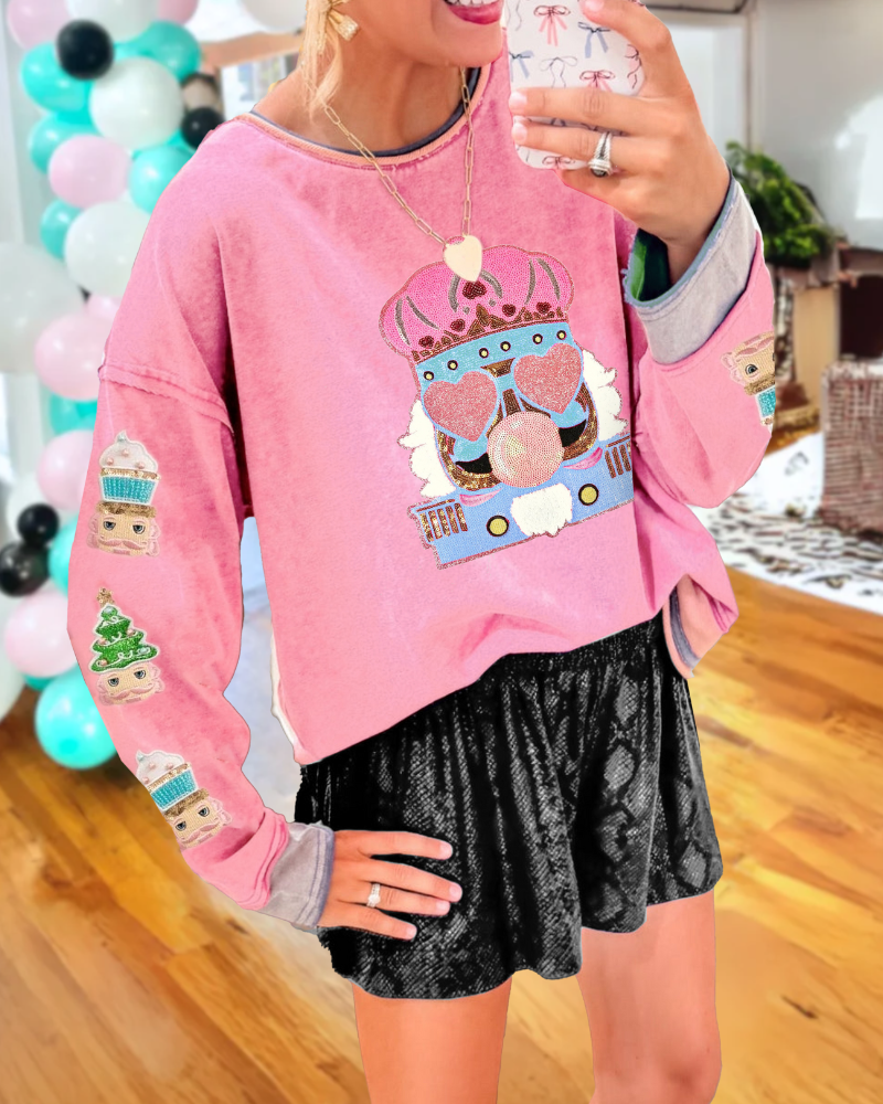 Chic Sequin Fairy Tale Sweatshirt