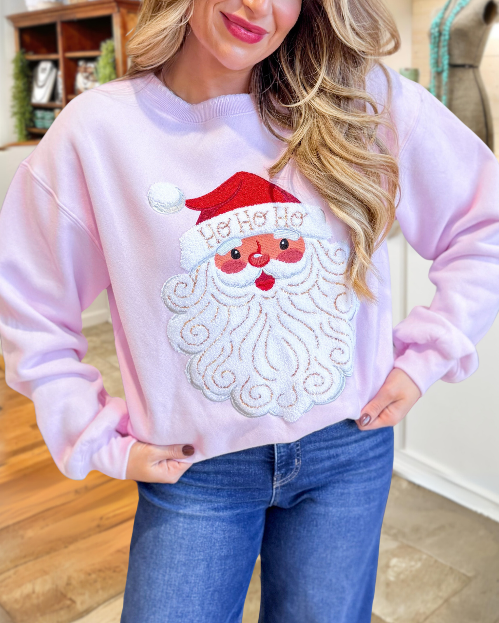 Cute Christmas Santa Claus Pullover