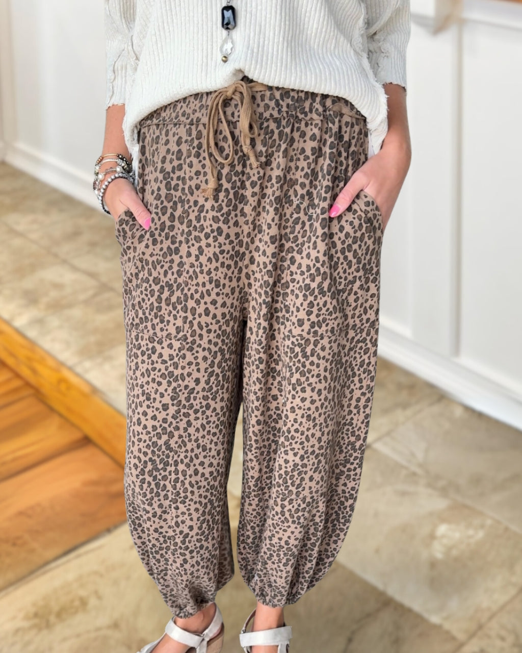 Easy Style Leopard Joggers