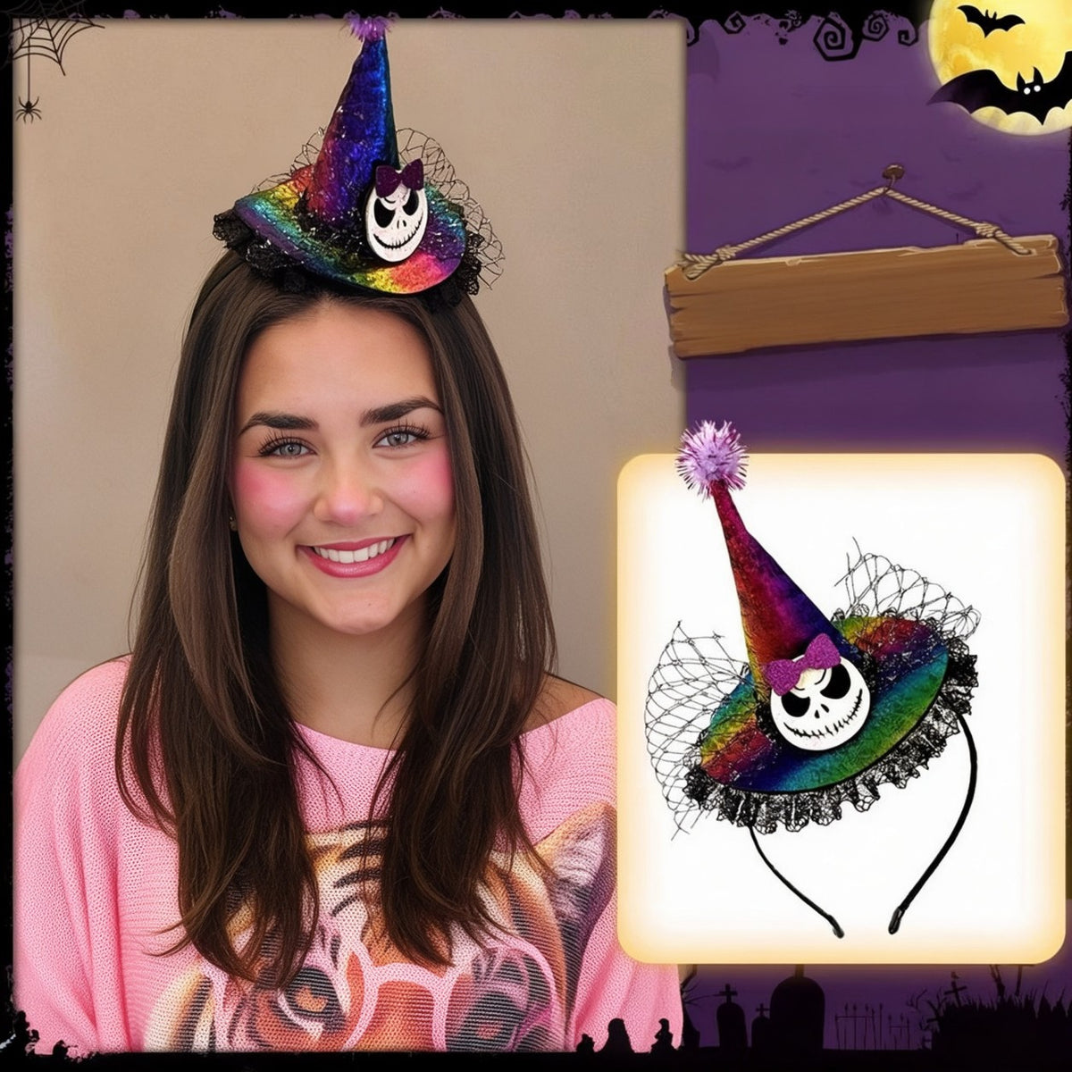 Halloween Pumpkin Hat Headband