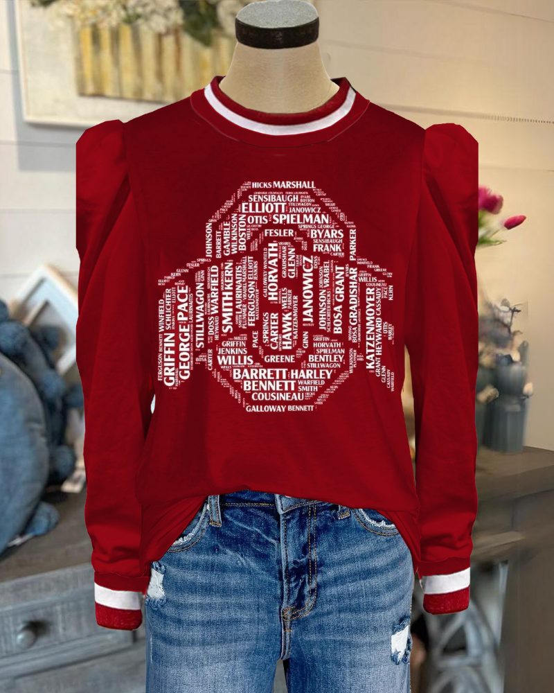 Ohio State Buckeyes Graphic Top