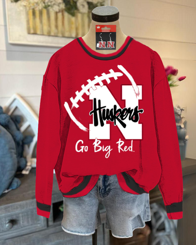 Nebraska Huskers Football Sweatshirt
