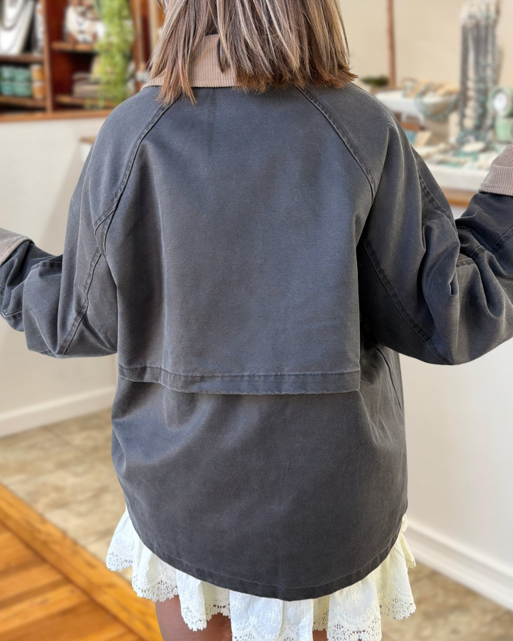 Retro Patchwork Work Jacket