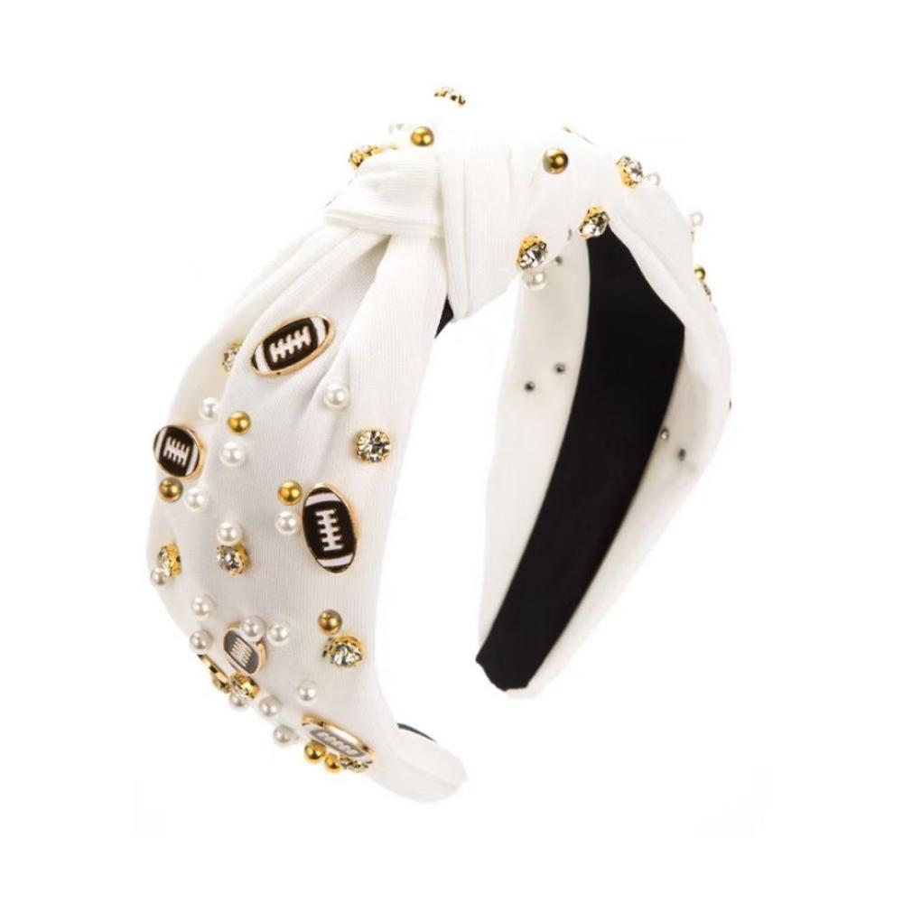 Football Rhinestone Headband