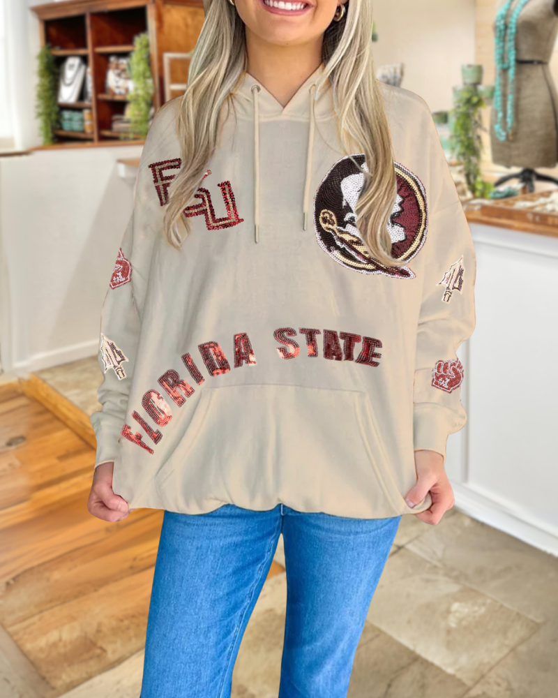 FSU Seminoles Sequin Hoodie