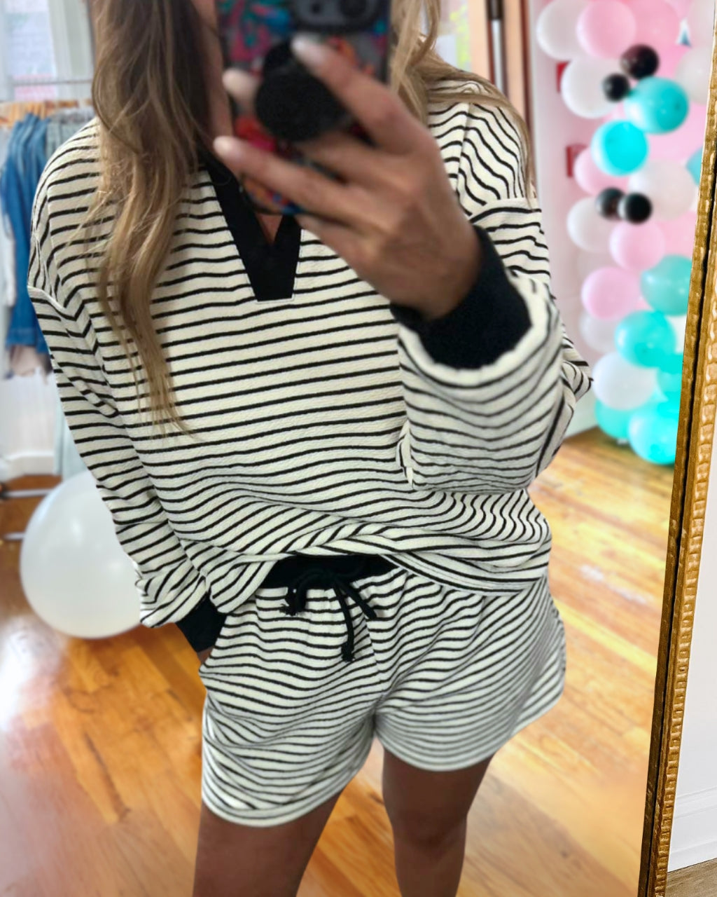 Must Have Striped Polo Set