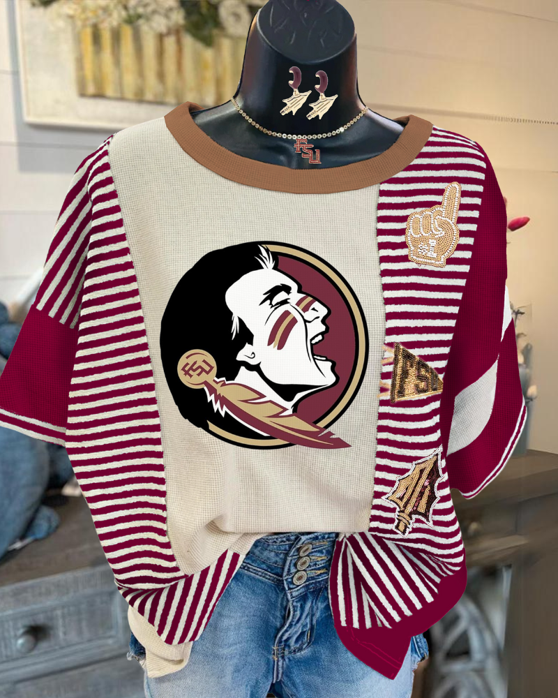 Florida State Seminoles Sequin Tee