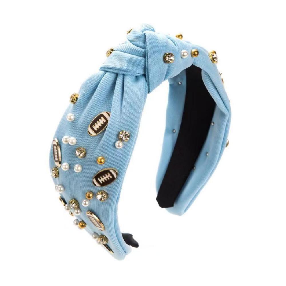Football Rhinestone Headband