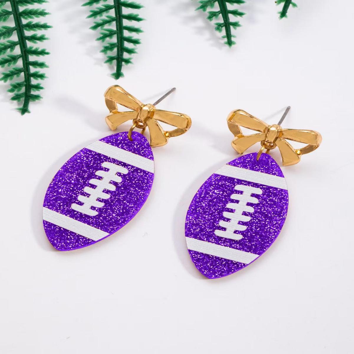 Style For Every Fan Football Earrings