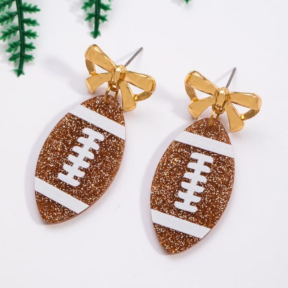 Style For Every Fan Football Earrings