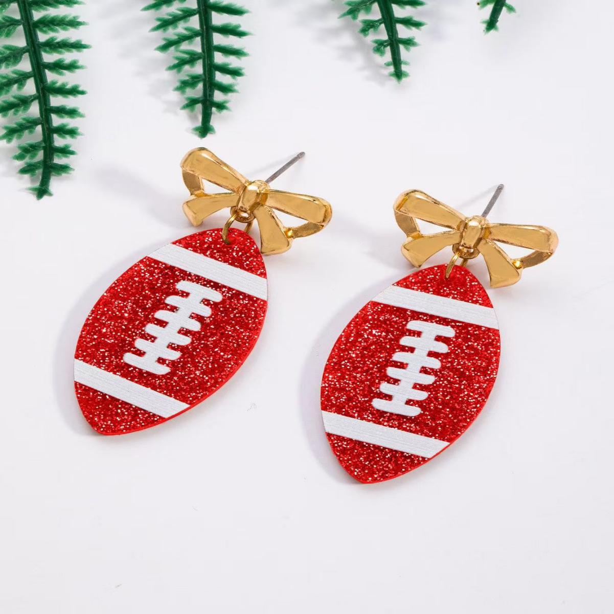 Style For Every Fan Football Earrings