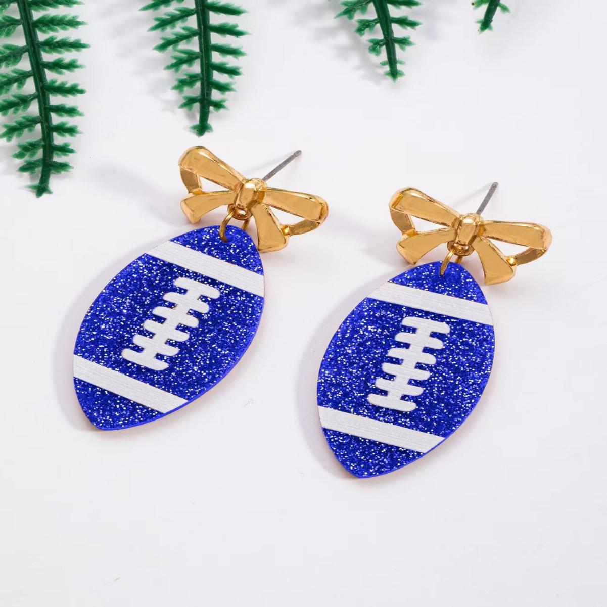 Style For Every Fan Football Earrings